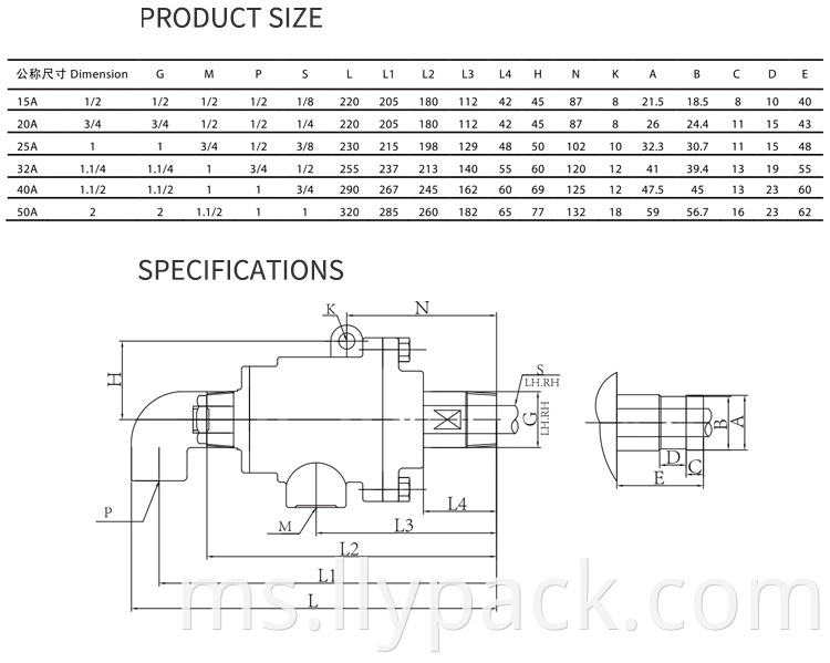 Tekanan Tinggi Karbon Rotary Swivel Bersama